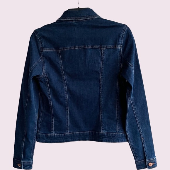 BNWT NEXT Indigo Blue Stretch Denim Jacket Size 12 - Picture 3 of 4
